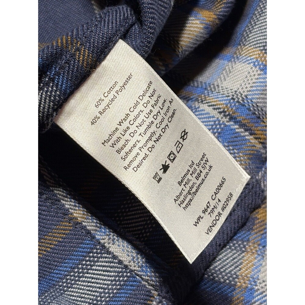 Eddie Bauer Button Shirt Plaid Long Sleeve Flannel Casual Preppy Men’s Size XL - Picture 7 of 10